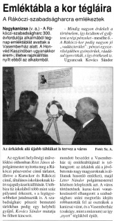 Zalai Hirlap 2003 12 16 05old - Emléktábla a kor tégláira.jpg Zalai Hirlap 2003 12 16 05old - Emléktábla a kor tégláira.jpg