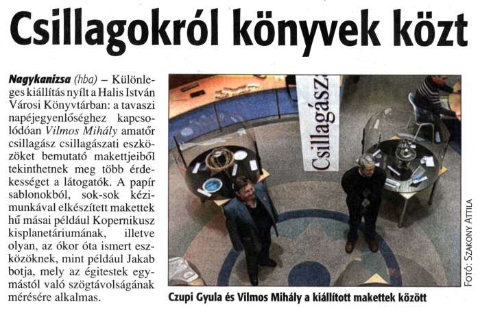 Zalai Hírlap 2013 03 18 064sz 12old - Csillagokról könyvek közt.jpg Zalai Hírlap 2013 03 18 064sz 12old - Csillagokról könyvek közt.jpg