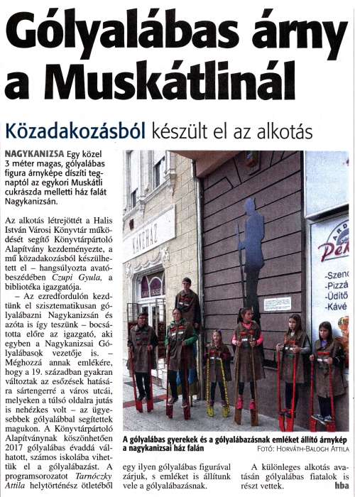 Zalai Hírlap 2017 10 07 235sz 16old - Gólyalábas árny a Muskátlinál.jpg Zalai Hírlap 2017 10 07 235sz 16old - Gólyalábas árny a Muskátlinál.jpg