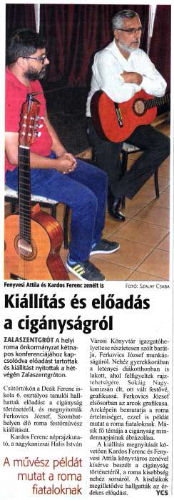 Zalai Hírlap 2018 09 19 218sz 06old - Kiállítás és előadás a cigányságról.jpg Zalai Hírlap 2018 09 19 218sz 06old - Kiállítás és előadás a cigányságról.jpg