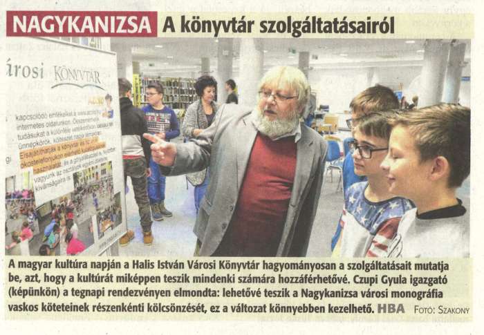 Zalai Hírlap 2019 01 23 019sz 04old - A könyvtár szolgáltatásairól.jpg Zalai Hírlap 2019 01 23 019sz 04old - A könyvtár szolgáltatásairól.jpg