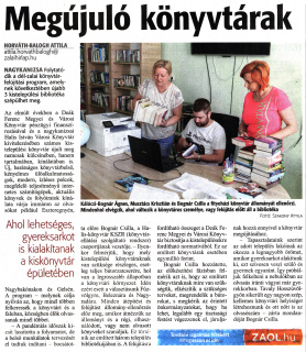 Zalai Hírlap 2021 07 01 150sz 04old - Megújuló könyvtárak.jpg Zalai Hírlap 2021 07 01 150sz 04old - Megújuló könyvtárak.jpg