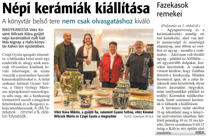 Zalai Hírlap 2021 09 22 220sz 01,03old - Népi kerámiák kiállítása.jpg Zalai Hírlap 2021 09 22 220sz 01,03old - Népi kerámiák kiállítása.jpg
