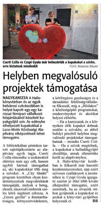 Zalai Hírlap 2022 11 02 255sz 02old - Helyben megvalósuló projektek támogatása.jpg Zalai Hírlap 2022 11 02 255sz 02old - Helyben megvalósuló projektek támogatása.jpg