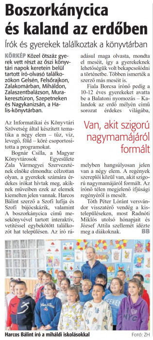 Zalai Hírlap 2024 10 31 254sz 06old - Boszorkánycica.jpg Zalai Hírlap 2024 10 31 254sz 06old - Boszorkánycica.jpg