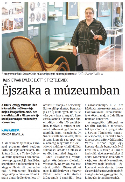 Zalai Hírlap 2025 06 18 139sz 03old - Éjszaka a múzeumban.jpg Zalai Hírlap 2025 06 18 139sz 03old - Éjszaka a múzeumban.jpg